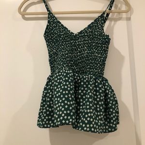 SHEIN Ruffled Green Top!